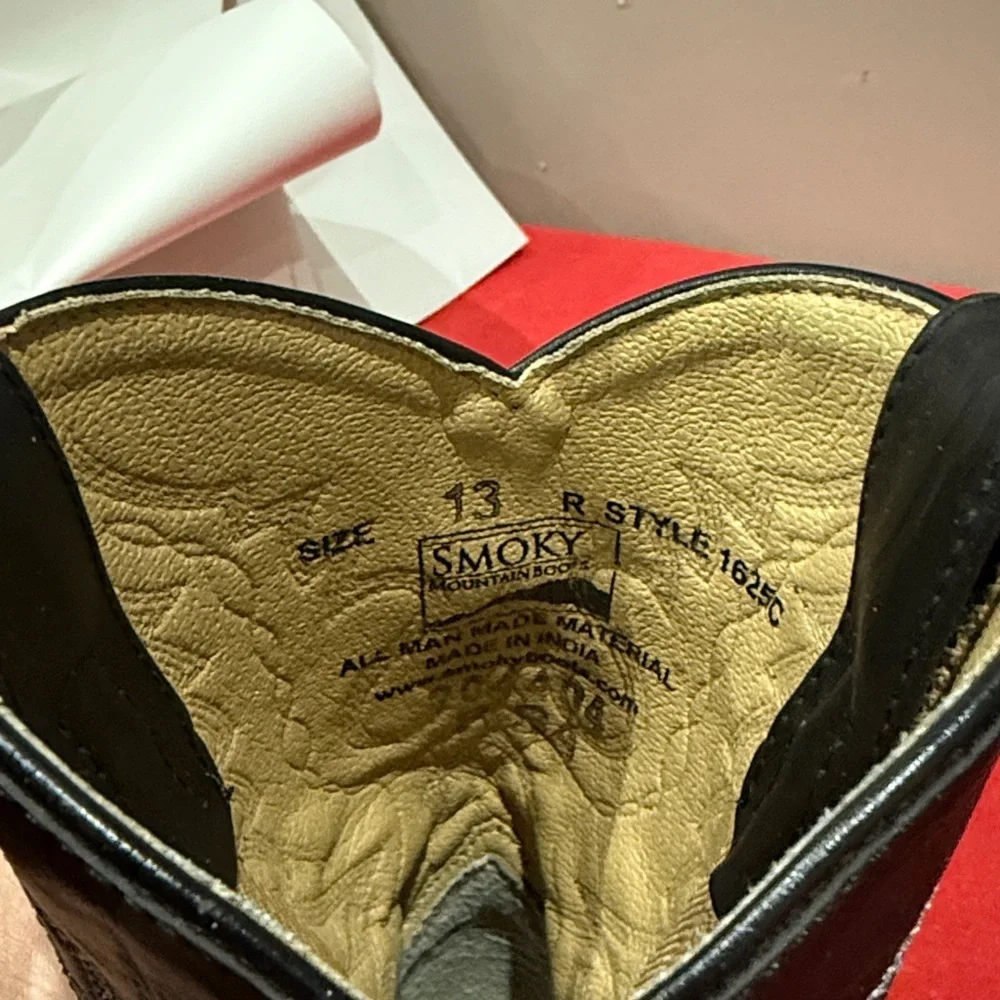 Children's Western Black Boots